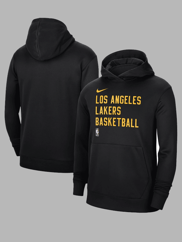 Nike Los Angeles Lakers Basketball Hoodie Black