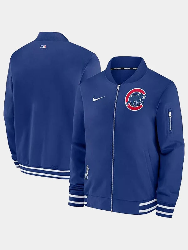 Nike MLB Chicago Cubs 2024 Bomber Jacket