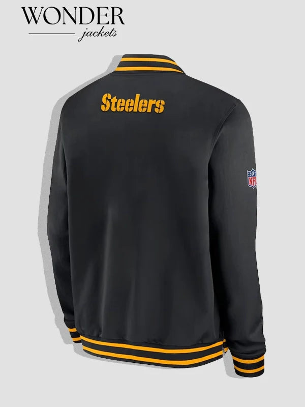 Nike Pittsburgh Steelers Sideline Bomber Jacket Black