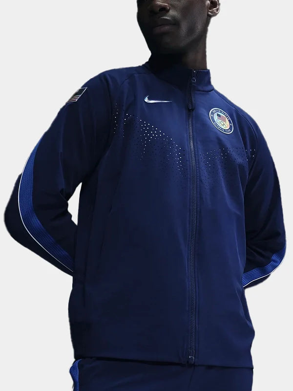 Nike Team USA Medal Ceremony Blue Full Zip Jacket