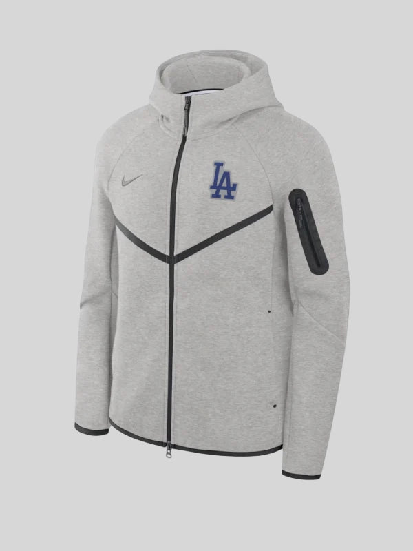 Nike Tech Fleece Windrunner Grey Hoodie Jacket