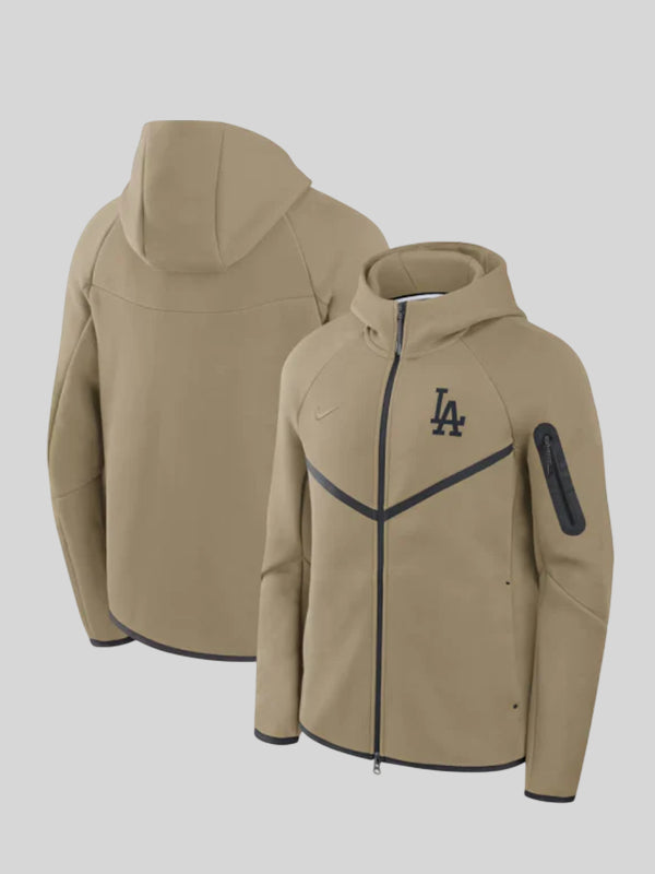 Nike Tech Fleece Windrunner Hoodie Jacket Olive