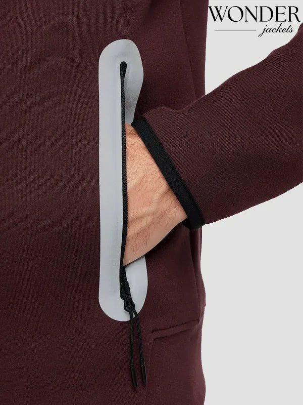 Nike Tech Windrunner Reflective Jacket Burgundy