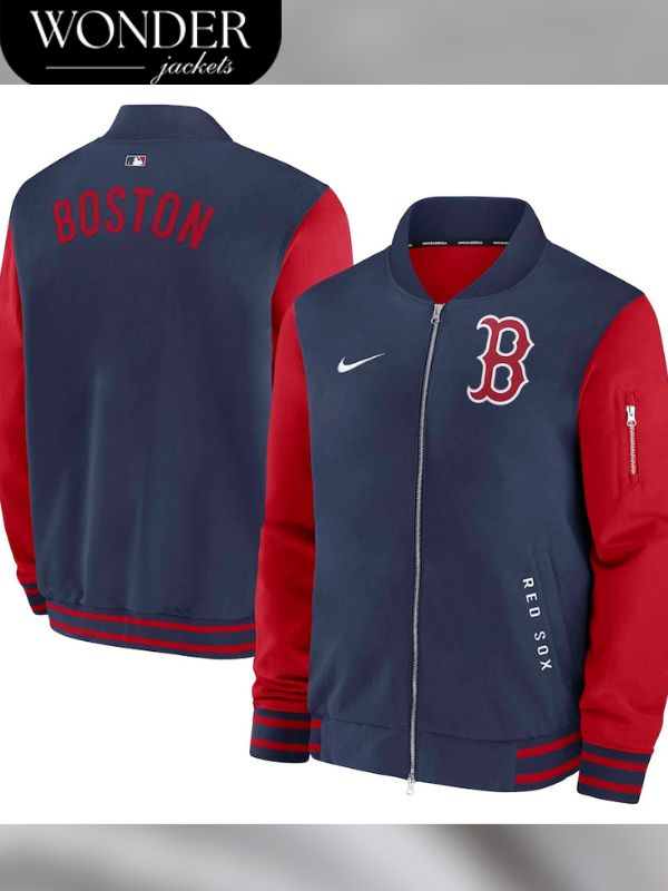 Nike Boston Red Sox Dugout Bomber Jacket