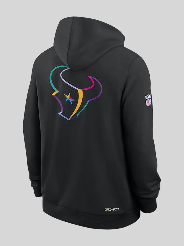 Nike 2025 Crucial Catch Houston Texans Hoodie Sweatshirt