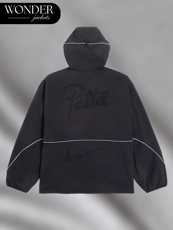 Nike x Patta Running Team Hooded Track Jacket Black