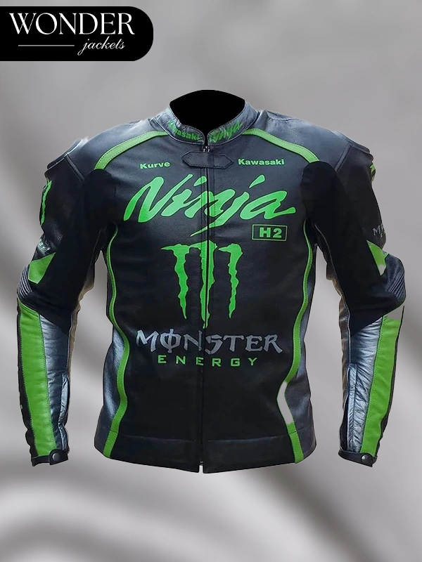 Ninja H2 Racing Leather Biker Jacket