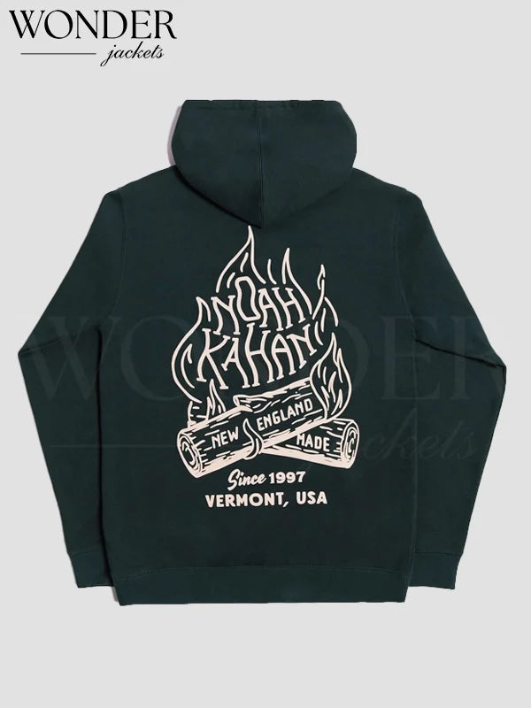 Noah Kahan Campfire Green Hoodie