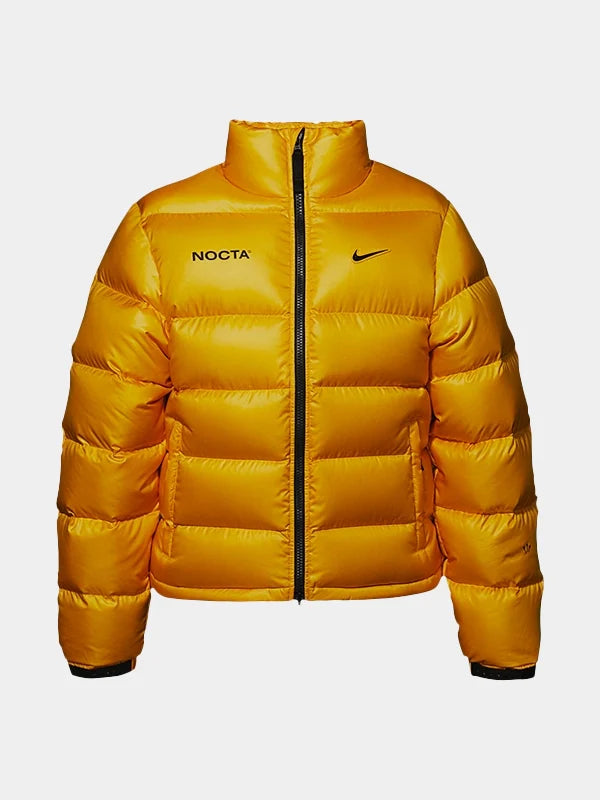 Nocta Nike Yellow Puffer Jacket