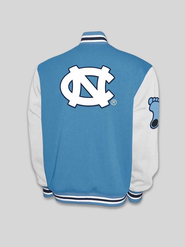 North Carolina Tar Heels Franchise Club Full Snap Carolina Blue Jacket