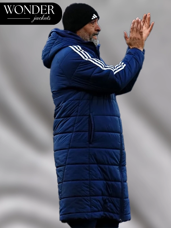 Nuno Espirito Santo Puffer Coat Blue