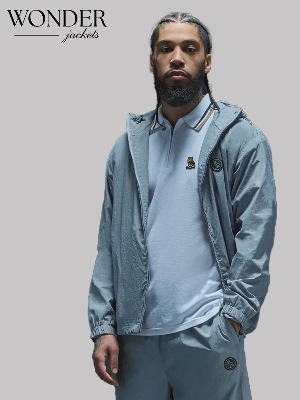 Nylon Track OVO Jacket Grey