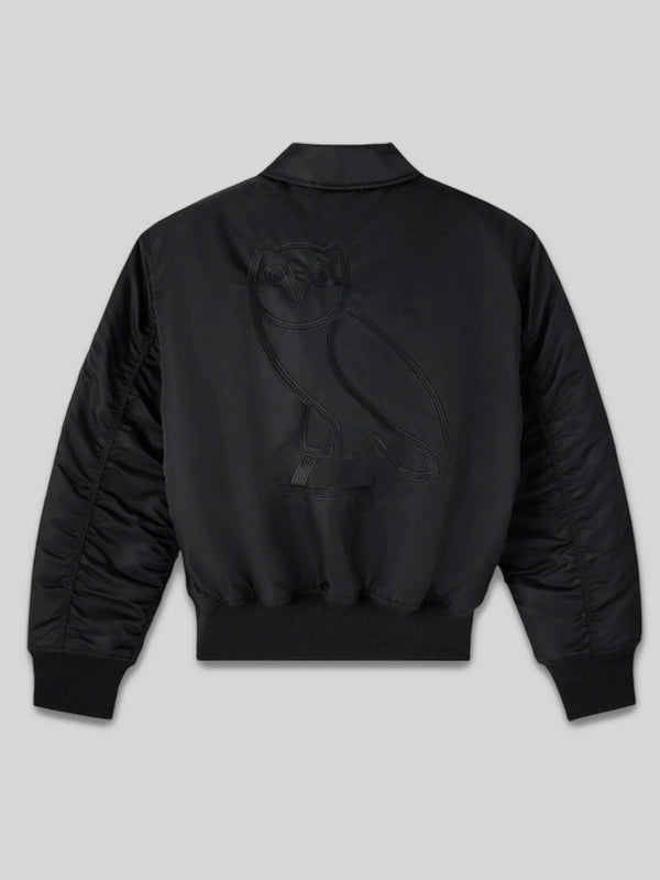 OVO Alpha Industries Bomber Black Jacket