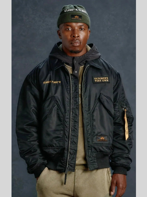 OVO Alpha Industries Jacket Black