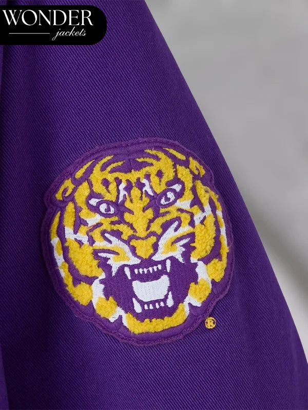 OVO LSU Tigers Purple Jacket