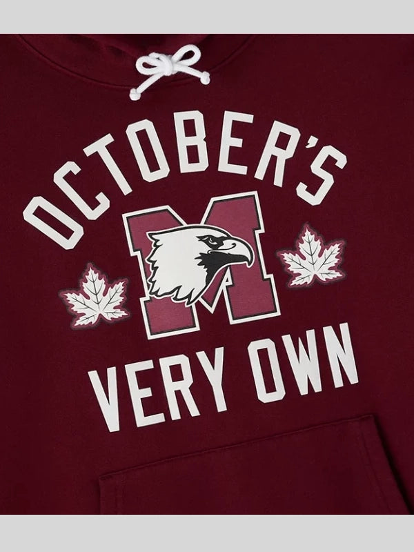 OVO McMaster University Burgundy Hoodie