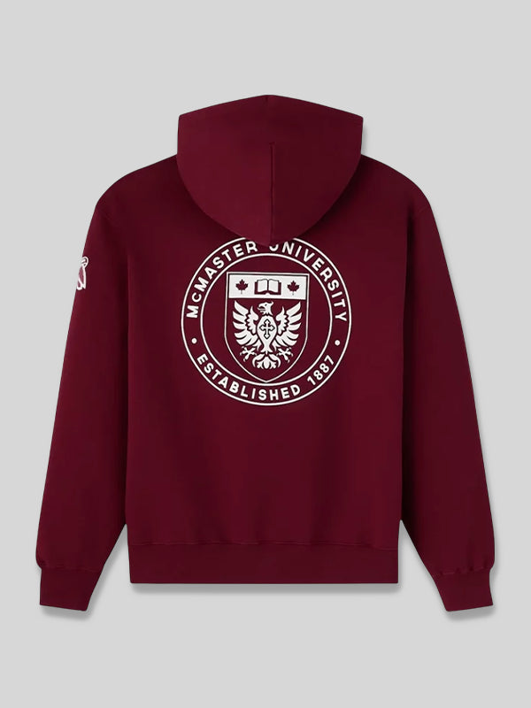 OVO McMaster University Hoodie Burgundy