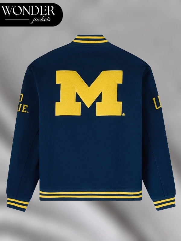 OVO Michigan Wolverines Blue Jacket