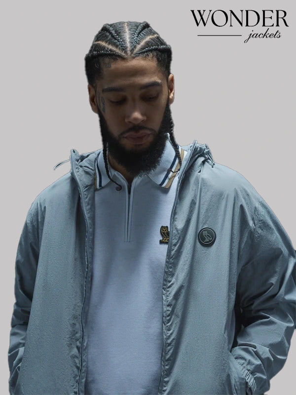 OVO Nylon Track Grey Jacket