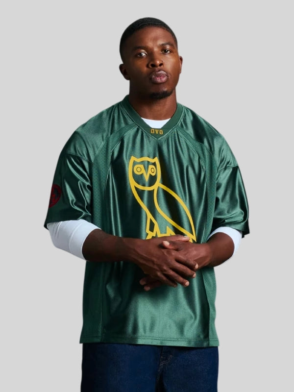 OVO4L Football Tee Green
