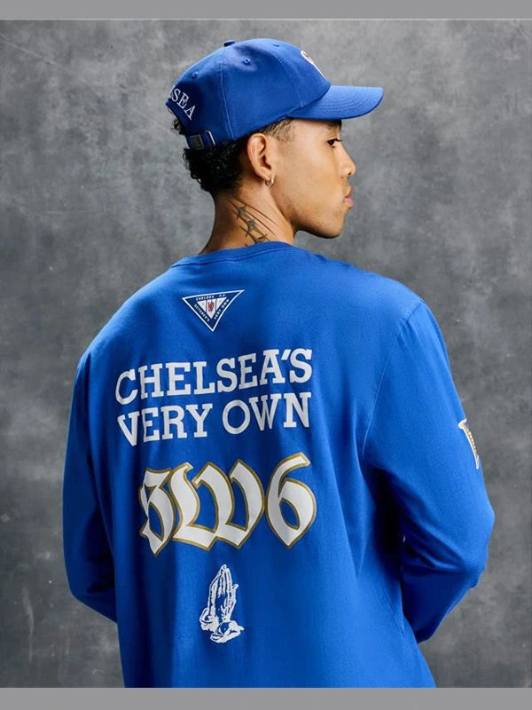 OVO SW6 Blue Long Sleeve T Shirt