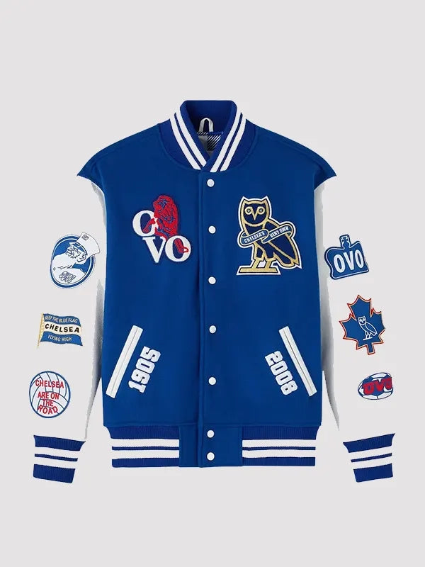 OVO x Chelsea Football Club Varsity Jacket