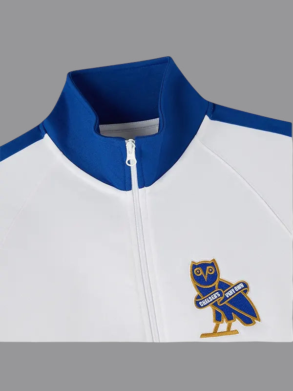 OVO x Chelsea Football Club White Track Jacket
