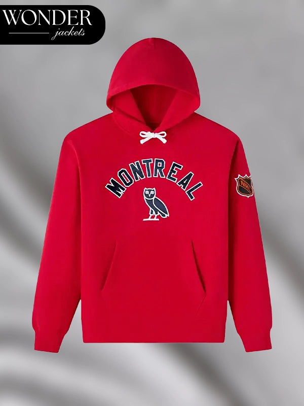 OVO x NHL Montreal Canadiens Team Training Hoodie