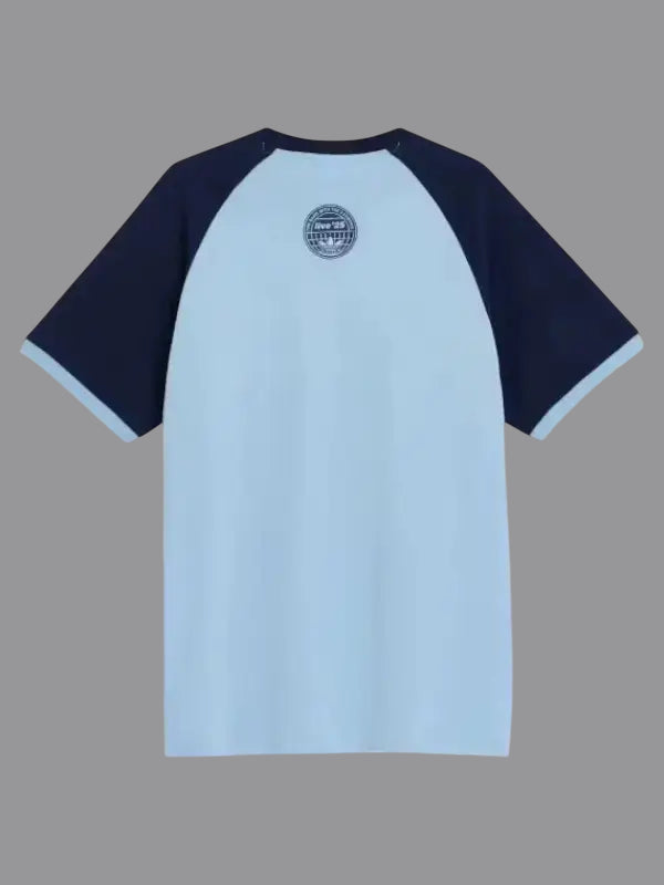 Oasis Adidas 3-Stripes T-Shirt Blue