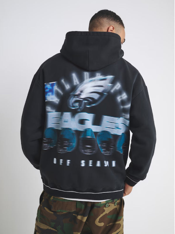 Off Season Philadelphia Eagles Hoodie Black