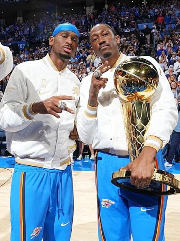 Oklahoma City Thunder Nike Champions Ceremony Jacket