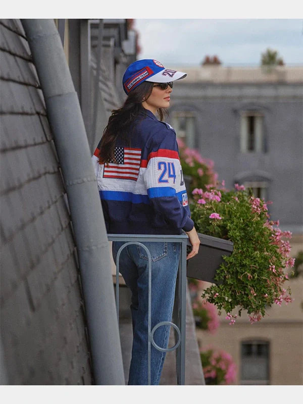 Olympics Flag Bearer Team USA Kendall Jenner Jacket