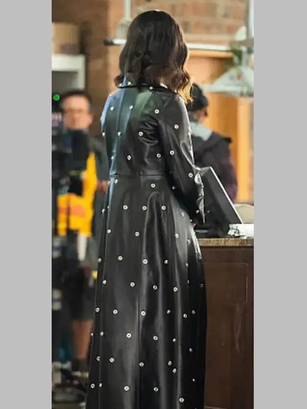 Only Murders in The Building S05 Selena Gomez Black Coat