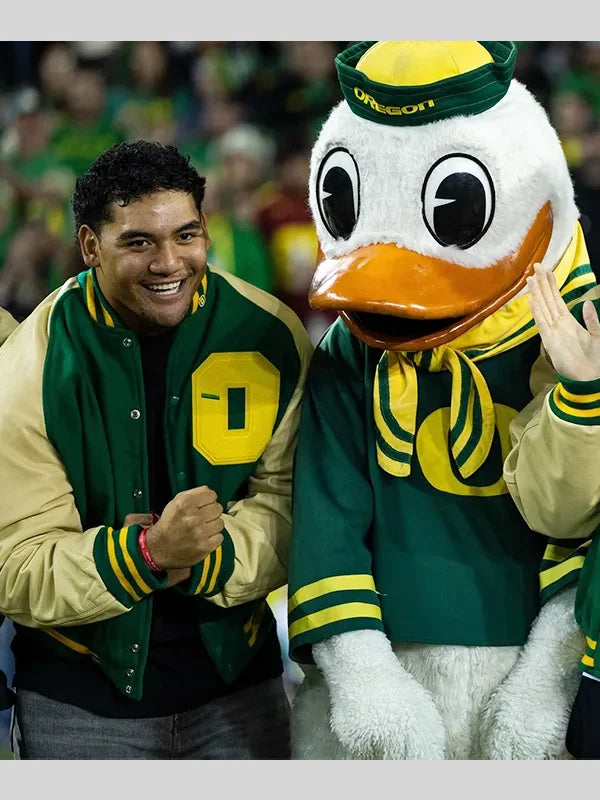 Oregon ducks letterman jacket 2025 mens