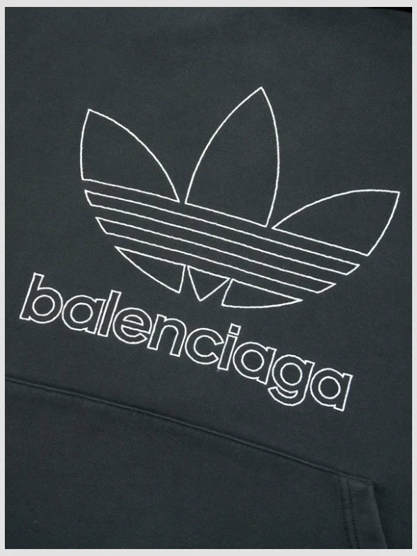 Oversized Balenciaga x Adidas Hoodie Green