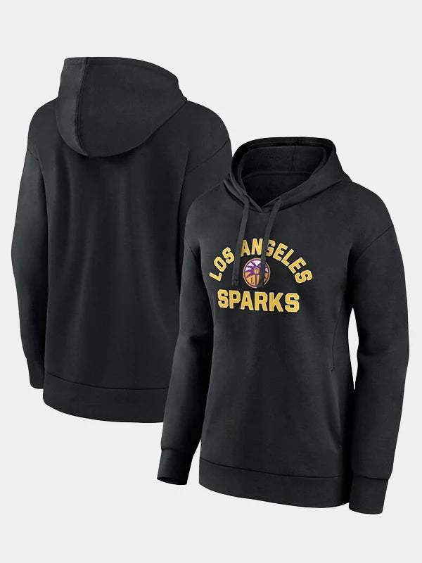 Overtime Los Angeles Sparks Black Pullover Hoodie