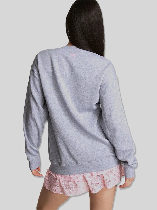 PINK x Love Shack Fancy Oversized Crew Sweatshirt