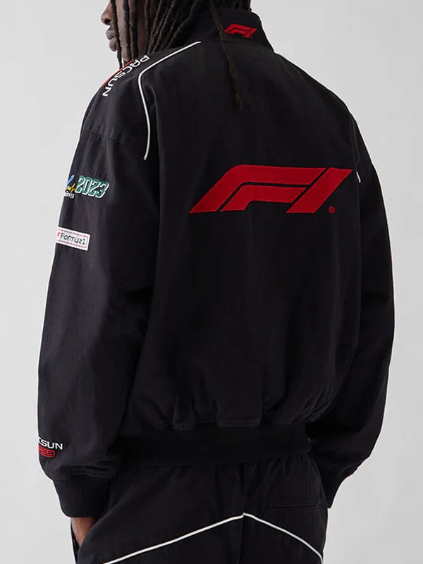 PacSun Formula 1 Racing Black Jacket