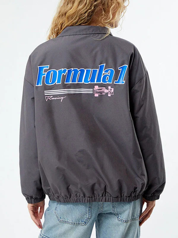 PacSun Formula 1 Racing Grey Jacket