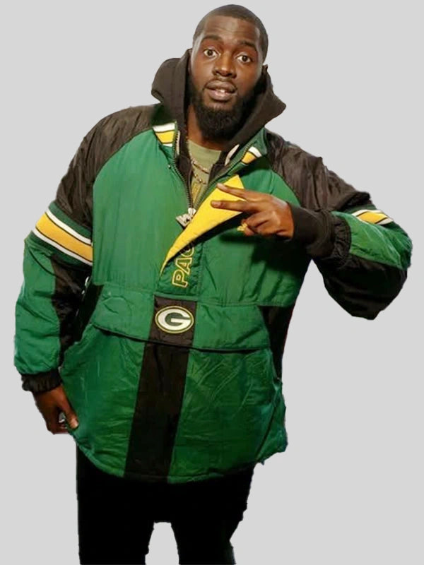 Packers Sheck Wes Jacket Green Black