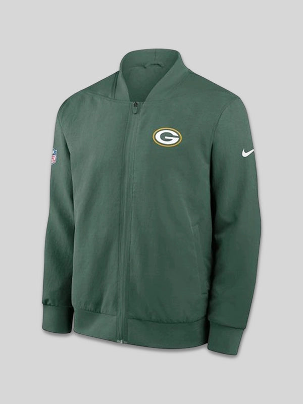 Packers 2025 Sideline Bomber Jacket Green Bay
