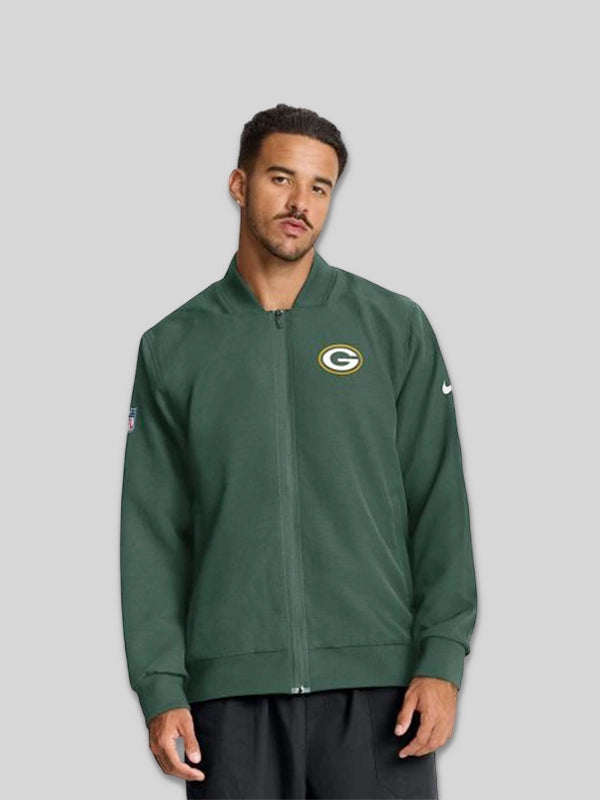 Packers 2025 Green Bay Sideline Bomber Jacket
