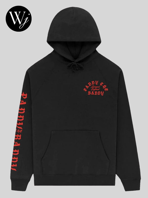 Paddy The Baddy Black Hoodie