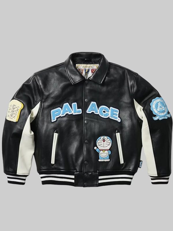 Palace Doraemon Avirex Jacket Black