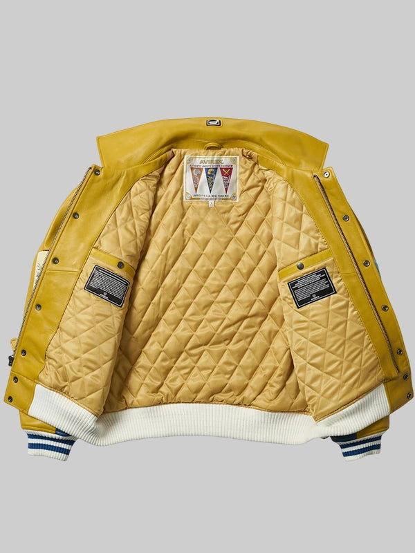 Palace Doraemon Avirex Jacket Yellow