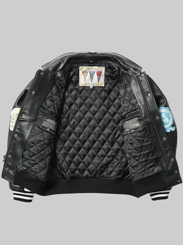 Palace Doraemon Avirex Leather Jacket