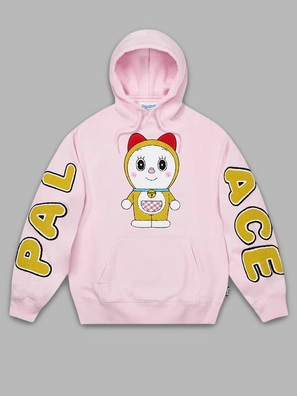 Palace Doraemon Hoodie PInk