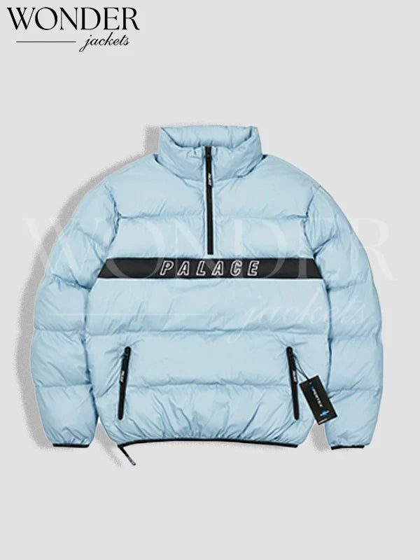 Palace Ruffer Puffer Jacket Blue