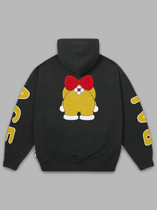Palace x Doraemon Hoodie Black