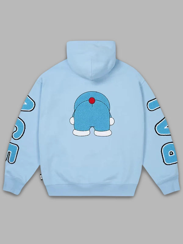 Palace x Doraemon Hoodie Blue